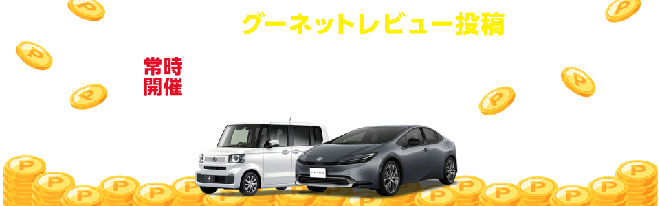 グーネット経由でご売却＆レビュー投稿で100ポイント進呈