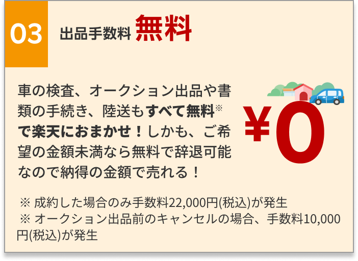 出品手数料無料